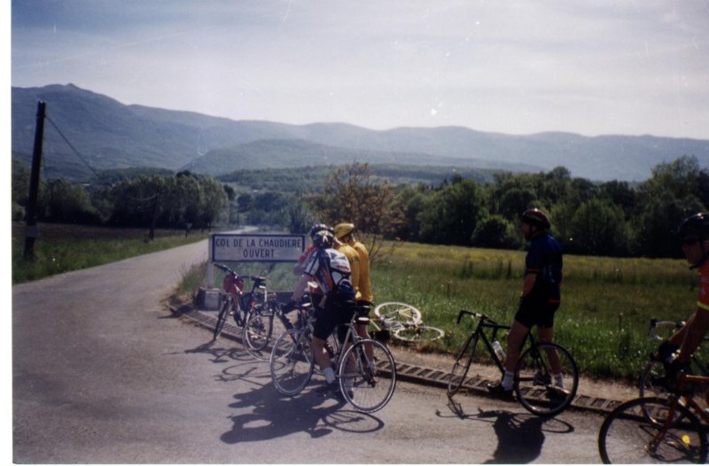 På vej til col de la Chaudiere